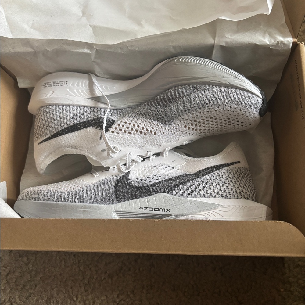 Nike White and Gray Athletic Shoes